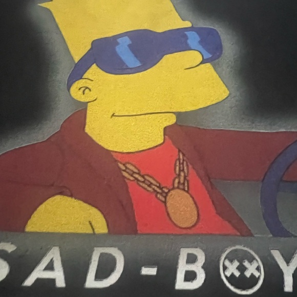 Black Graphic Sweatshirt - Picture 8 of 9